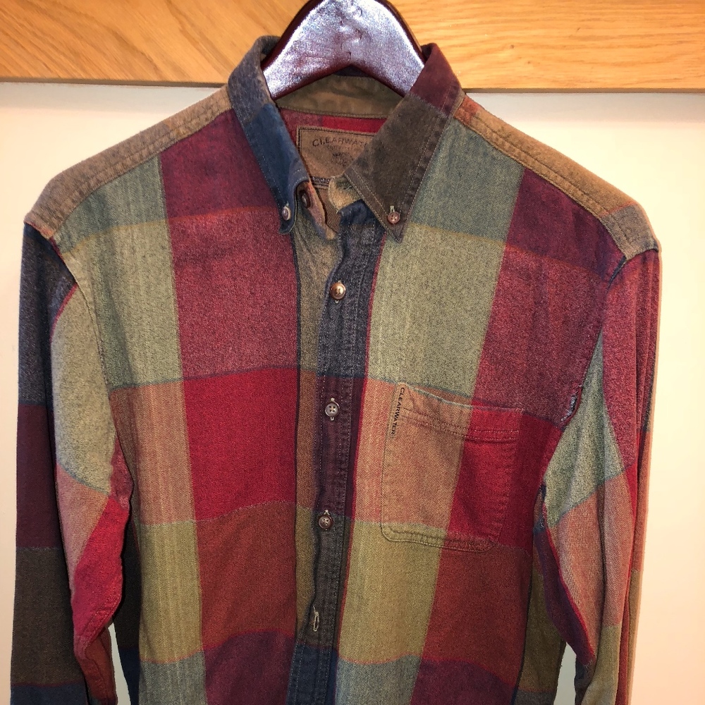 Mens Clearwater Outfitters Suede Shirt Medium